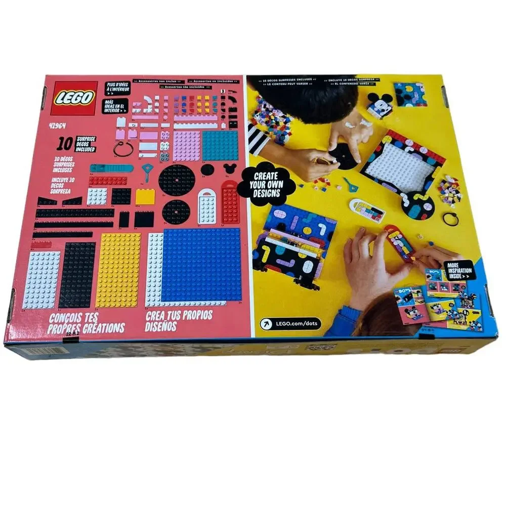 Lego Dots Mickey Mouse & Minnie Mouse Back to School Project Box NEW Set 41964 - Picture 2 of 2